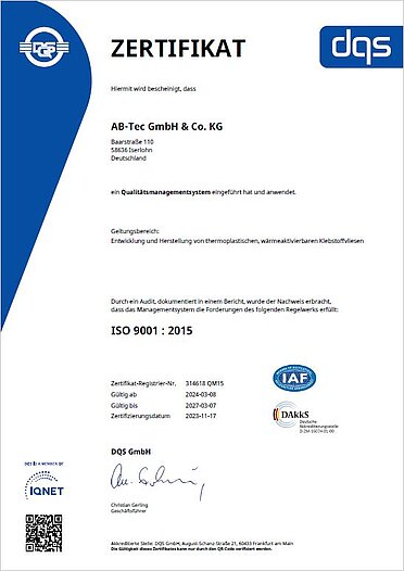DQS | ISO 9001:2015