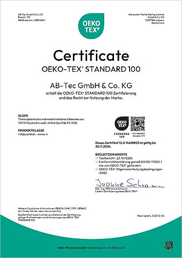 Oeko-Tex® | PA 1008